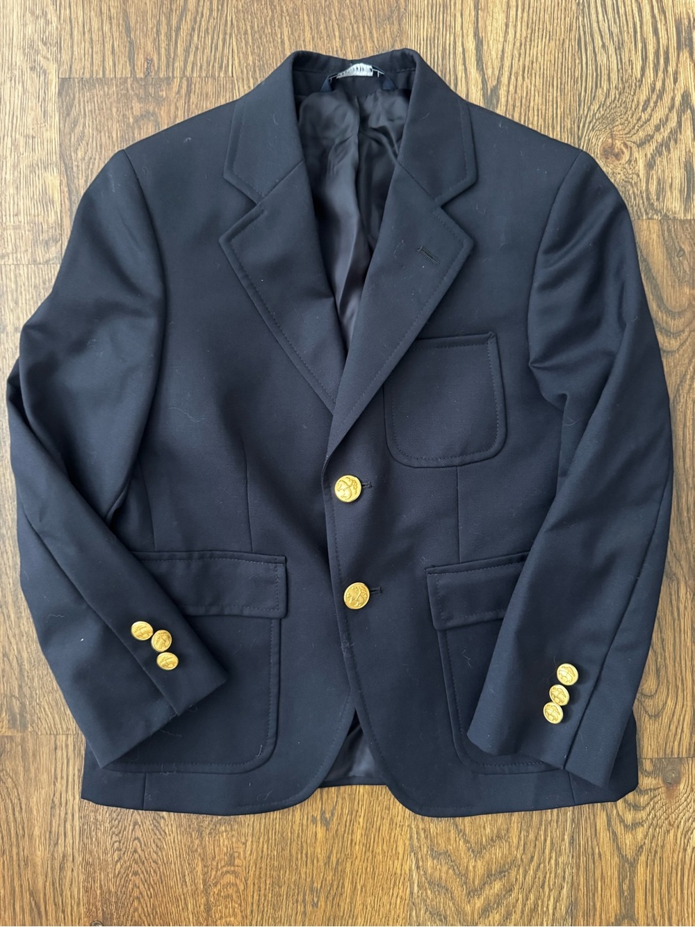 Brooks Brothers Navy Blazer with Gold Buttons